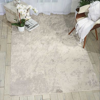 Nourison Maxell Ivory/Grey Area Rug