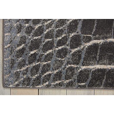 Nourison Maxell Modern Snakeskin Indoor Area Rug