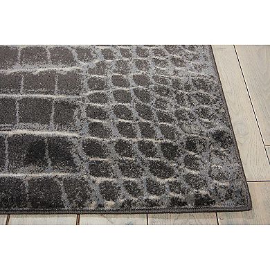 Nourison Maxell Modern Snakeskin Indoor Area Rug