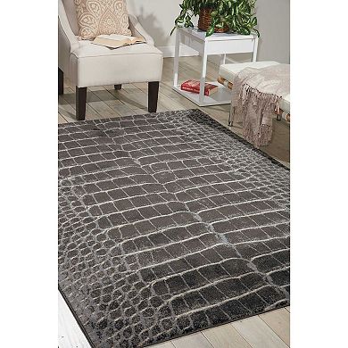 Nourison Maxell Modern Snakeskin Indoor Area Rug