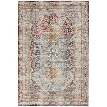 Nourison Vintage Kashan Distressed Floral Indoor Area Rug