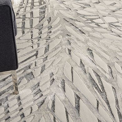 Nourison Rustic Textures Modern Palm Indoor Area Rug