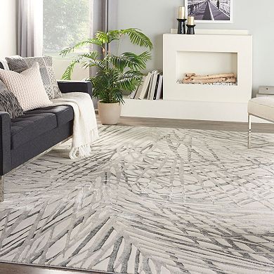 Nourison Rustic Textures Modern Palm Indoor Area Rug