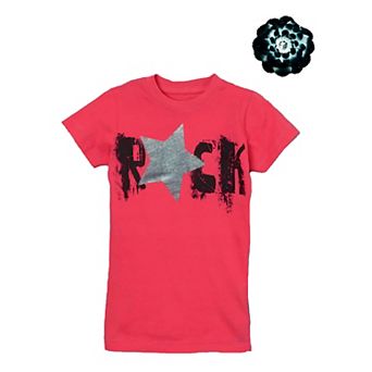 Mi Amore Gigi Rock Top & Flower Accessory