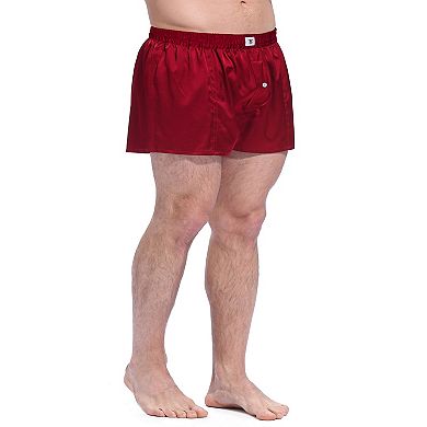 LILYSILK Luxury Fitted Draping Silk Boxer For Men - 2PC