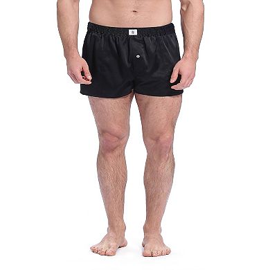 LILYSILK Luxury Fitted Draping Silk Boxer For Men - 2PC