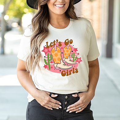 Let's Go Girls Cactus Short Sleeve Graphic Tee