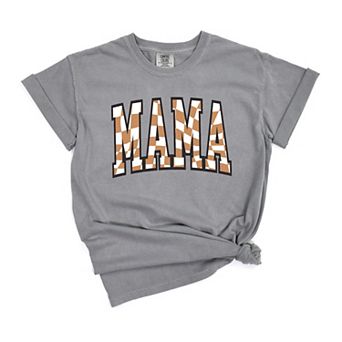 Simply Sage Market Varsity Checkered Mama Garment Dyed Tee
