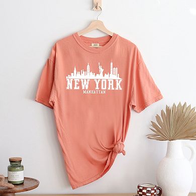 New York Manhattan Garment Dyed Tees
