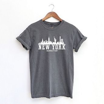 New York Manhattan Garment Dyed Tees