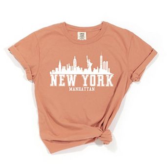 New York Manhattan Garment Dyed Tees
