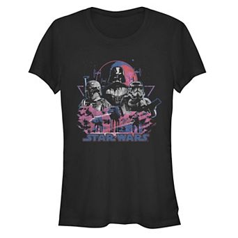 Juniors' Star Wars Darth Vader Bad Guys Fitted Tee