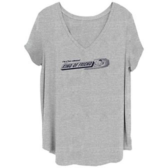 Disney's 100th Anniversary Women's Pluto Kind of Friend V-Neck Tee