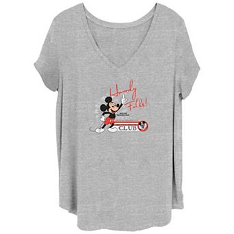 Juniors' Plus Size Disney's Mickey Mouse Club Howdy Folks Graphic Tee