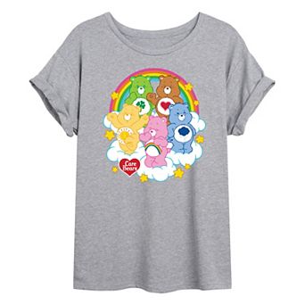 Juniors' Care Bears Oversized Graphic Tee