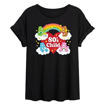 Juniors' Care Bears 80s Child Oversized Tee