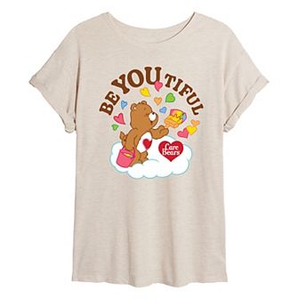 Juniors' Care Bears Be You Tiful Oversized Tee