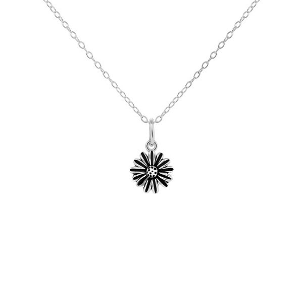 Sterling Silver Primrose Picture Pendant main image 1