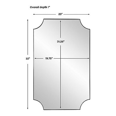 Scalloped Wall Mirror