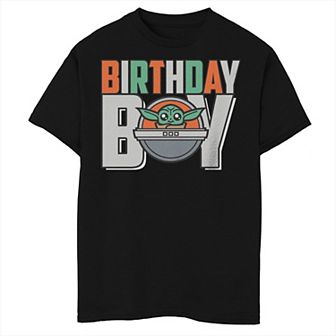Boys The Mandalorian Birthday Boy Grogu In Capsule Graphic Tee