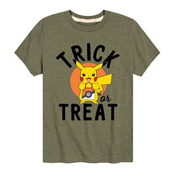 Boys 8-20 Pokemon Trick Or Treat Graphic Tee