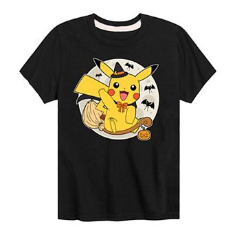 Boys 8-20 Pokemon Pikachu Moon Witch Graphic Tee