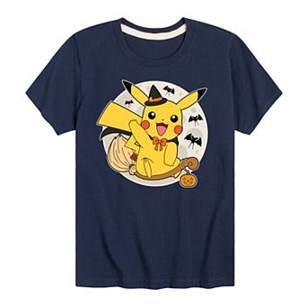 Boys 8-20 Pokemon Pikachu Moon Witch Graphic Tee