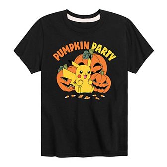 Boys 8-20 Pokemon Pumpkin Party Graphic Tee
