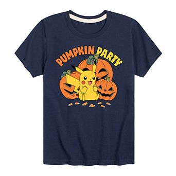 Boys 8-20 Pokemon Pumpkin Party Graphic Tee
