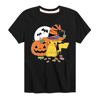 Boys 8-20 Pokemon Witch Pikachu With Candy Graphic Tee