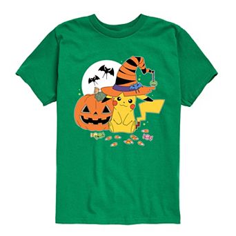 Boys 8-20 Pokemon Witch Pikachu With Candy Graphic Tee