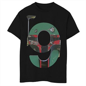 Boys Star Wars Boba Fett Ninth Birthday Graphic Tee