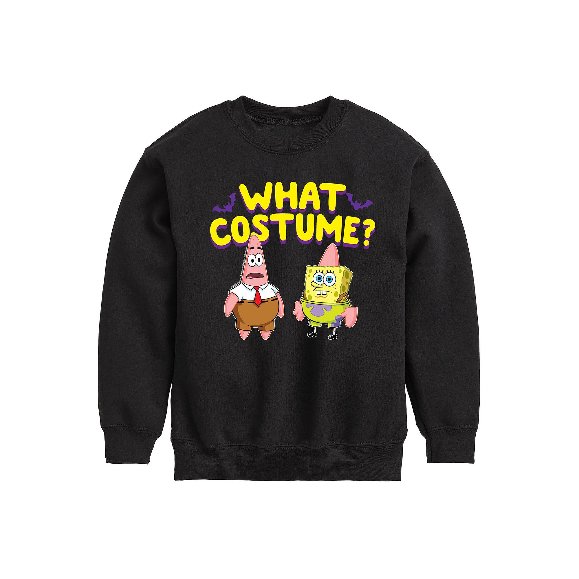 Boys 8-20 Nickelodeon SpongeBob SquarePants What Costume Fleece Sweatshirt,