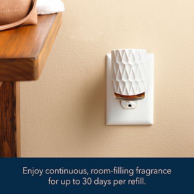 Yankee Candle Scent-Plug Diffuser Base Starter Kit Gift Packaged with 3-pk. Pink Sands™ Fragranced Electric Refills