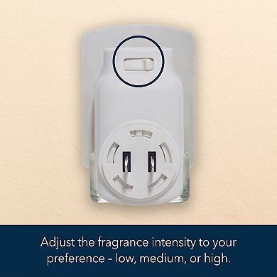 Yankee Candle Scent-Plug Diffuser Base Starter Kit Gift Packaged with 3-pk. Pink Sands™ Fragranced Electric Refills