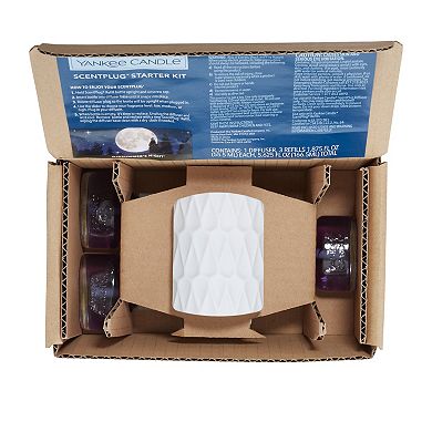 Yankee Candle Scent-Plug Diffuser Base Starter Kit with 3-pk. MidSummer's Night® Fragranced Electric Refills