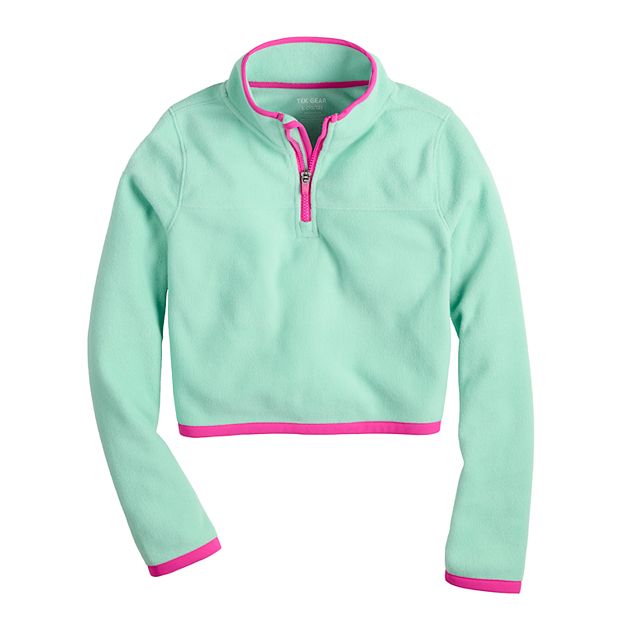 Girls 7-20 Tek Gear® Microfleece 1/4-Zip Pullover in Regular & Plus