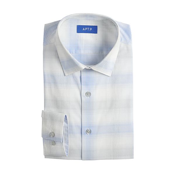 Men's Apt. 9® Premier Flex Regular-Fit Wrinkle Resistant Dress Shirt