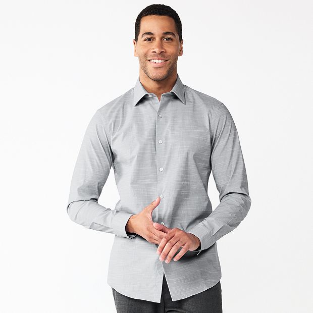 Slim Fit Wrinkle-Resistant Dress Shirt