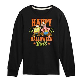 Boys 8-20 Nickelodeon SpongeBob SquarePants Happy Halloween Long Sleeve