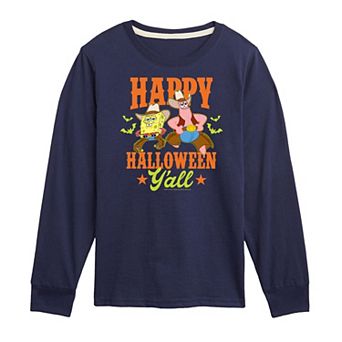 Boys 8-20 Nickelodeon SpongeBob SquarePants Happy Halloween Long Sleeve