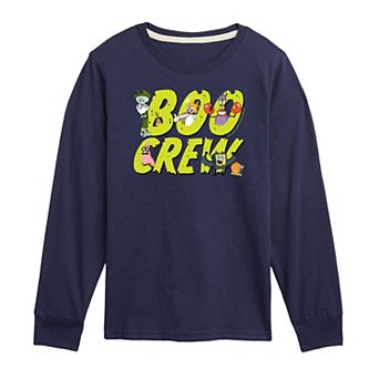 Boys 8-20 Nickelodeon SpongeBob SquarePants Boo Crew Long Sleeve