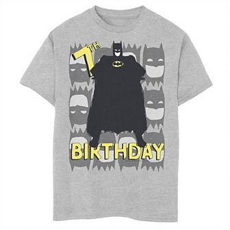Boys Batman 7th Birthday Bat Graphic Tee