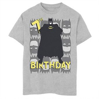 Boys Batman 7th Birthday Bat Graphic Tee
