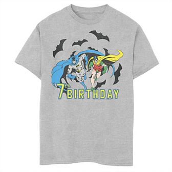 Boys Batman 7th Birthday Heros Graphic Tee
