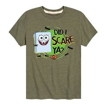 Boys 8-20 Nickelodeon SpongeBob SquarePants Did I Scare Ya Graphic Tee
