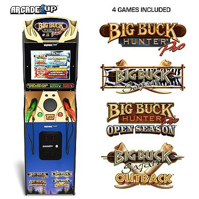 Arcade 1 Up Big Buck Deluxe Edition Hunter Arcade