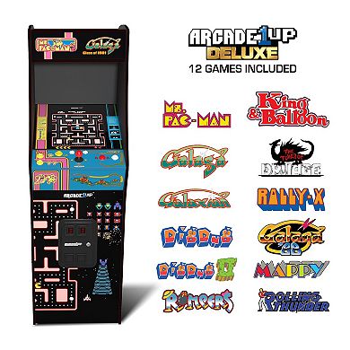 Arcade 1 Up Class of '81 Ms. PAC-Man/Galaga Deluxe Edition Arcade Machine