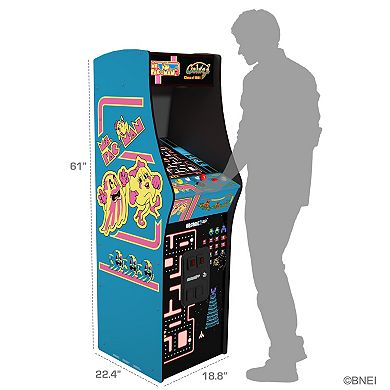 Arcade1Up Class of '81 Ms. PAC-Man/Galaga Deluxe Edition Arcade Machine