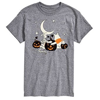 Disney's Winnie The Pooh Big & Tall Tigger and Pooh Pumpkin Patch Graphic Tee